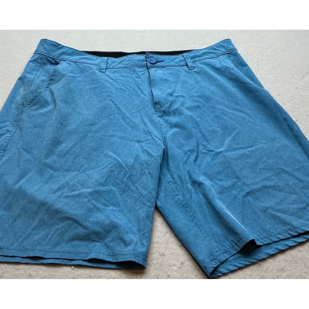 U.S. Apparel Hybrid Shorts‎ Blue Stretch Quick Dry Size 36 Casual Walking Beach